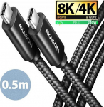 Axagon BUCM4X-CM05AB NewGEN USB-C - USB-C 4 Gen 240 W cable 0.5 m