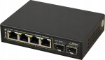 SFG64WP PULSAR Switch PoE 6-portowy Gigabit Ethernet 4xPoE+ 2xSFP 60W no power supply