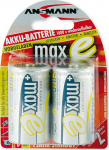 Ansmann maxE - Battery 2 x D - NiMH - (rechargeable)