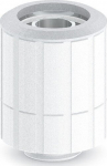 Bitspower Artemis Anschluss gerade G1/4 Zoll AG auf 16/10mm, drehbar - Arctic wei&szlig;