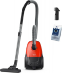 Vacuum Cleaner|PHILIPS|Input power 800 W|Dust capacity 3 L|Cylinder vacuum|Cleaning type Dry|Dust container Dust bag|Colour Black/Red|XD1111/10