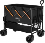 Nils Extreme NC2607 TRAVEL STROLLER XXL CZARNO-POMARAŃCZOWY 160L NILS CAMP