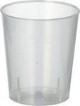 PAPSTAR Reusable shot glass PP, 2 cl, satiniert, 50er Made of polypropylene, Diameter: 37 mm, H&ouml;he: 42 mm, - 1 St&uuml;ck (89822)