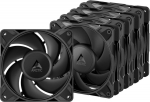 Arctic Cooling Arctic ARCTIC P12 Pro PST LN Case Fans &ndash; 120 mm &ndash; 5 Pack &ndash; Black &ndash; PWM Control &ndash; Low Noise