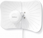 Qoltec Parabolic antenna 4G 5G LTE | 2x19dBi | Directional | Outside| 1710-2700 MHz | 3300-4200 MHz | N Female | Waterproof | 5m