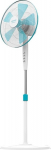 Cecotec EnergySilence 500 | Pedestal Fan | Stand Fan | 40 W | Diameter 40 cm | Number of speeds 3 | Oscillation | White/Blue