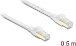 DELOCK RJ45 Flat ribbon patch cord Cat.8.1 U/FTP 40Gbps, 0.5m