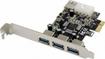 MicroConnect 3+1 port USB 3.0 PCIe card, Main chip : VL805 System