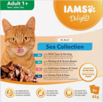 Eukanuba IAMS DELIGHTS Adult Sea in Jelly box &ndash; wet cat food &ndash; 8x85g