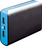 Platinet akupank 6000mAh + taskulamp, sinine (PMPB6BBL)