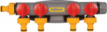 Hozelock 2150R0000 4-Way distributor 12 - 15 mm 1/2" O mit Regulating