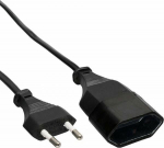 InLine Euro Type C Plug Power extension male - female (16685S)