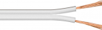 MicroConnect Speaker cable, 25m, 2x1.5mm&sup2;, white cable diameter 2 x 1.5