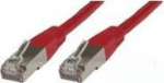 MicroConnect F/UTP CAT6 15m Red PVC, Outer Shield : Foil screening