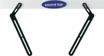 SpeaKa Professional "Easy" Swivel Soundbar Mount, Black 1 Pair