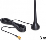DELOCK GSM-Antenne SMA 2.0dBi Standfu&szlig; 3.00m Quadband