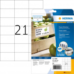 HERMA labels A4 wei&szlig; 70x42.3 mm extremely adhesive 525 St