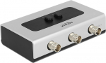 Delock Switch BNC 2 port manual bidirectional