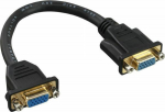 Adapter AV InLine D-Sub (VGA) - D-Sub (VGA) czarny (17302G)