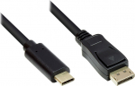 Alcasa Good Connections GC-M0109 - 10 m - USB Typ-C - DisplayPort - Male - Male - Straight