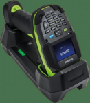 Zebra DS3678-HD, BT, 2D, HD, multi-IF, FIPS, kit (USB), black, green - Bluetooth scanner, industry, 2D, imager (high density), FIPS, multi-interface (RS232, KBW, USB), IP67, incl.: cable (USB), power supply unit, charging/transmitter cradle, order se ...