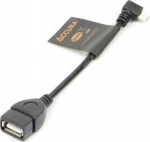 Accura USB-A &ndash; microUSB OTG 0.11m - adapter Accura Premium USB - micro USB0.11m M/F