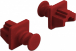 DELOCK RJ45 dust cover for socket 10 St&uuml;ck rot