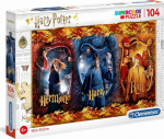 Clementoni Puzzle 104 Hermione elements, Harry, Ron. Harry Potter
