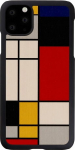 MAN&WOOD MAN&WOOD SmartPhone case iPhone 11 Pro Max mondrian wood black