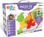 Wader Puzzle Zoo 3D Wild animals