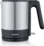 Severin WK 3409 srebrny - Moc [W]: 2200 | Capacity [l]: 1.7 | Hidden heating element: tak | Color: silver- czarny | Filter: tak | Rotating base: tak