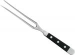 G&uuml;de Alpha meat fork 18cm POM black 1096/18