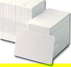 Evolis Plastic Cards, 500pcs, White, 30mil
