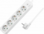 LogiLink 5 sockets 1.5m White - Listwa zasilająca 5 sockets CEE 7/3 1.5m White