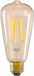 Tellur WiFi Filament Smart Bulb E27, Amber, White/Warm, Dimmer