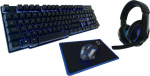 Rebeltec Set for players Sherman. Keyboard+mysz+podkładka+headphones