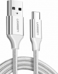 Cable USB Ugreen USB-A - USB-C 1 m White (60131)