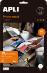 Fotopaber APLI A4 Photo matt , 170g, pk/20lehte double sided/kahepoolne