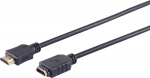 shiverpeaks S/CONN maximum connectivity HDMI Extension HDMI connector (A) on HDMI coupling (A), vergoldete Kontakte, ULTRA HD, 3D, HEAC, 2.0m (77479-2.0)