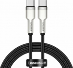Cable USB Baseus USB-C - USB-C 1 m Czarny (baseus_20210316144810)