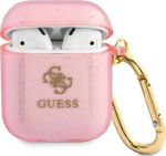 Guess GUA2UCG4GP AirPods cover Glitter Collection / pink