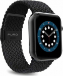 Puro Braided belt PURO Loop Band Apple Watch 42/44mm (czarny)