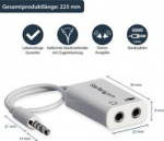 StarTech.com 3.5MM HEADSET SPLITTER,