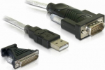 DELOCK USB Kabel A -> D-Sub9 + D-Sub25 St/St 1.80m