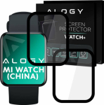 Alogy Full Glue 2x Flexible Glass 3D do Xiaomi Mi Watch (chinese version) Black universal