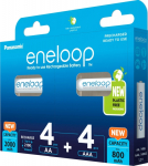 Sanyo 2x4 Panasonic Eneloop Combipack 4xAA + 4xAAA Accus BK-KJMCDE44E