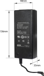 ALLNET replacement power supply 54V/1.85A Medical 5.5mm x 2.1mm (EM10951M)