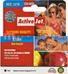 Activejet ACC-521CN Ink cartridge (replacement for Canon CLI-521C; Supreme; 10 ml; cyan)