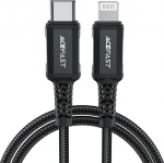 Kabel USB Acefast USB-C - Lightning 1.8 m Czarny (6974316281306)
