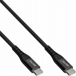 Kabel USB InLine USB-C - USB-C 1 m Czarny (35851)